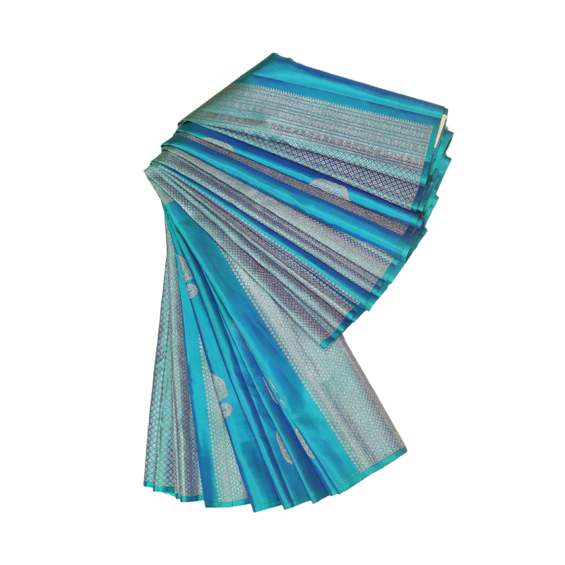 Turquoise Kancheevaram
