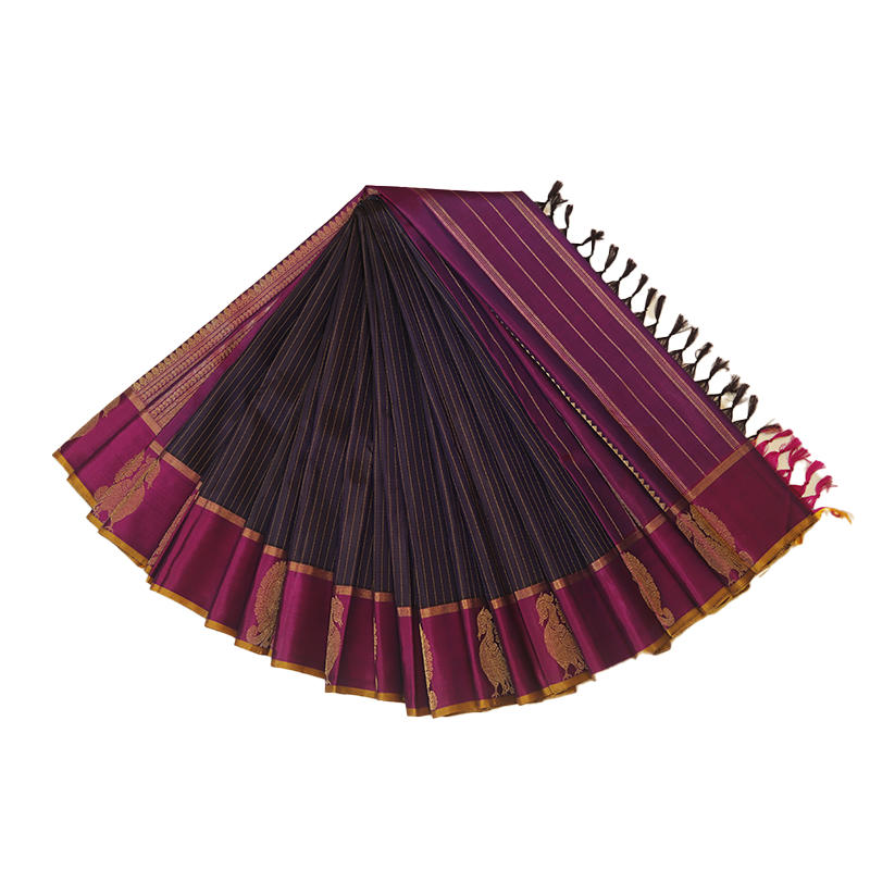 Brinjal Purple Kancheevaram