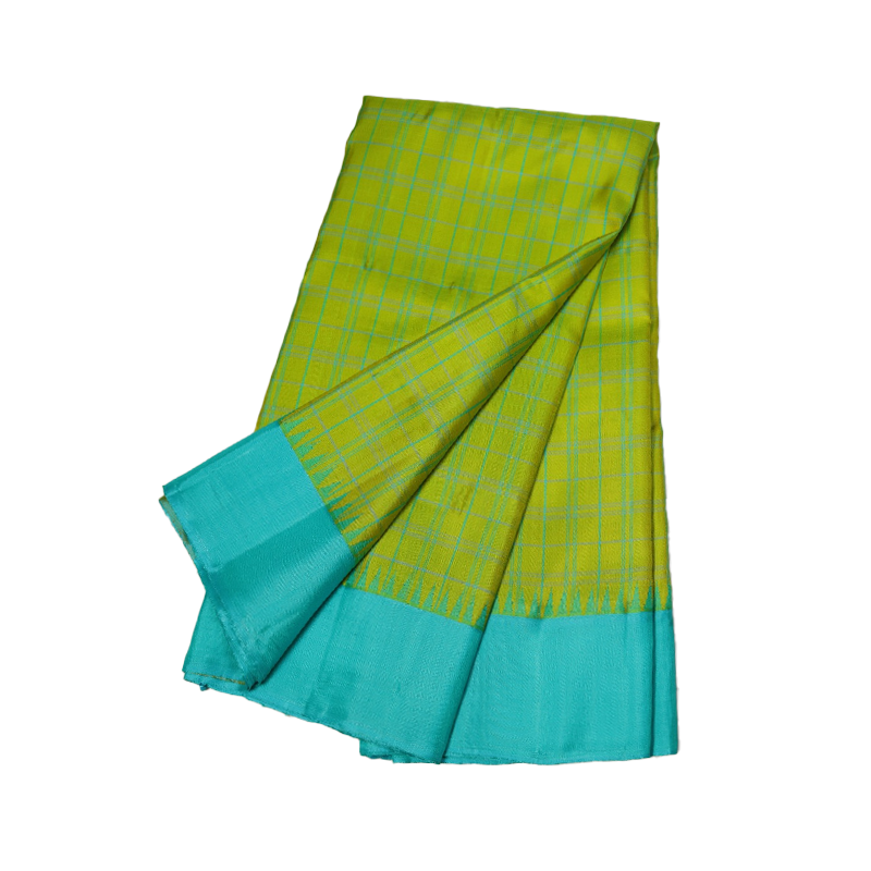 Light green gadwal silk