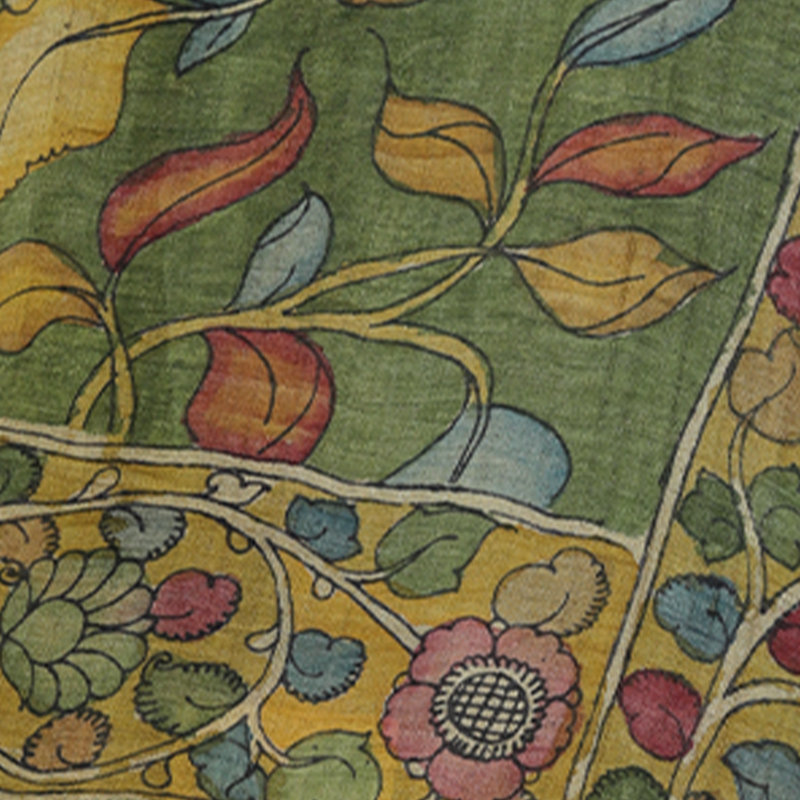 Green tussersilk