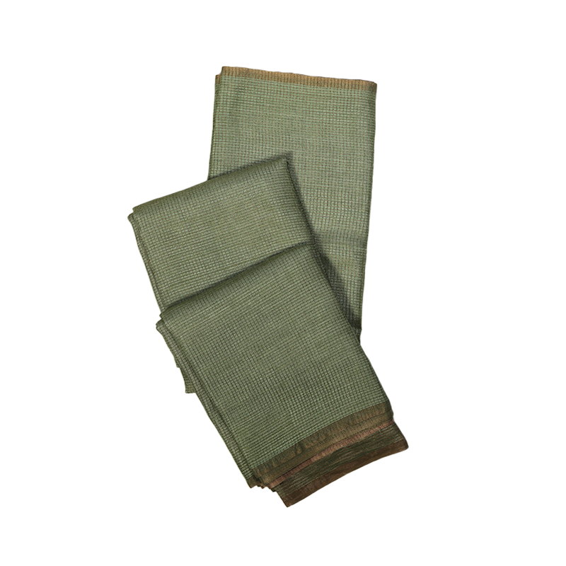 Pistagreen tussersilk