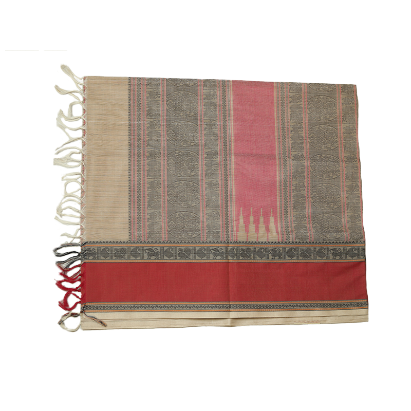 Offwhite kancheepuram cotton