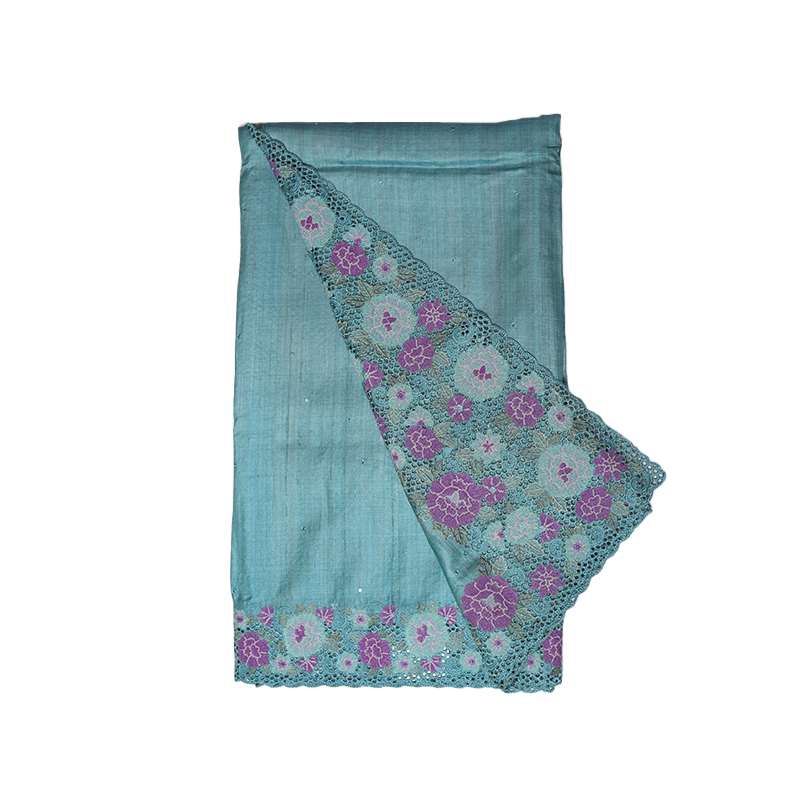 Blue tussersilk