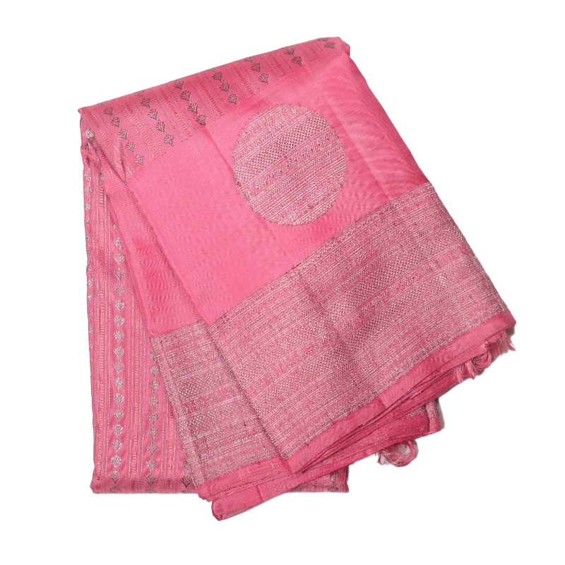 Baby pink kancheevaram
