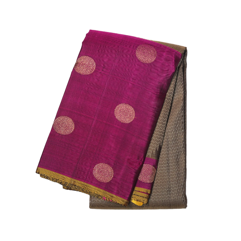 Beige kancheevaram