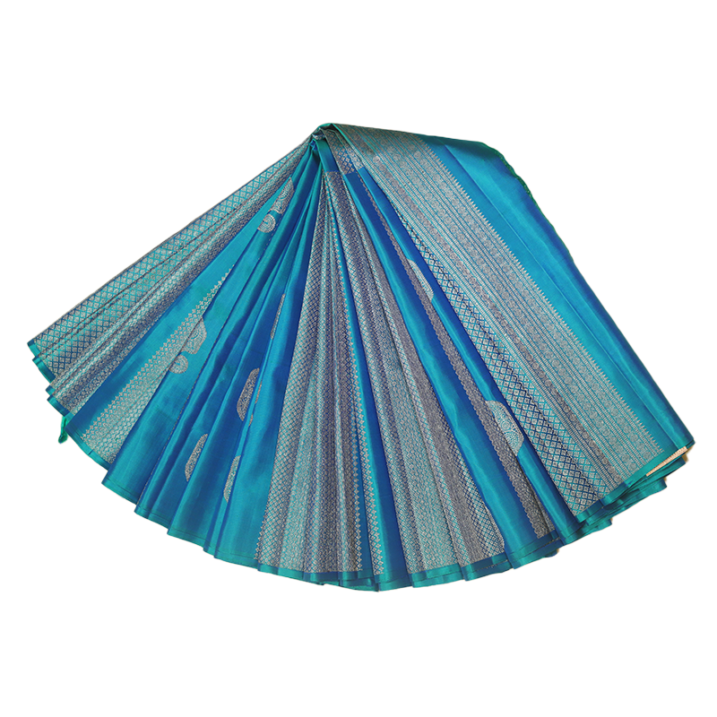 Turquoise Kancheevaram