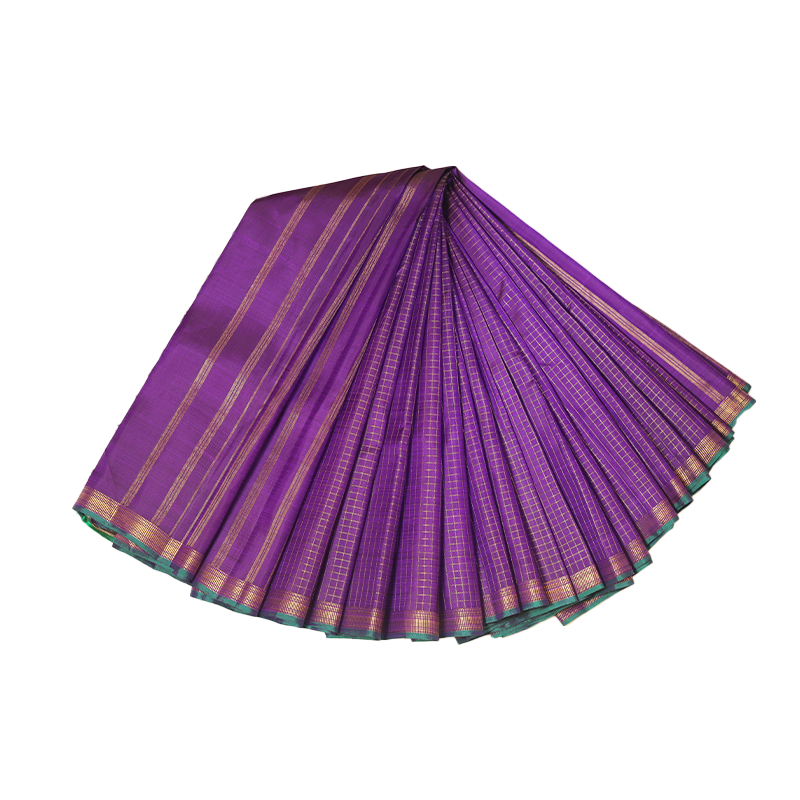 Purple kacheevaram