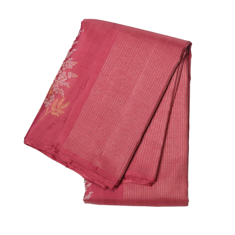 Peach kancheevaram