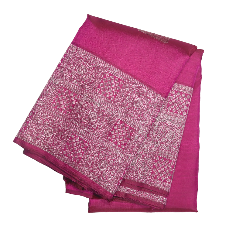 Rustic pink kancheevaramrs