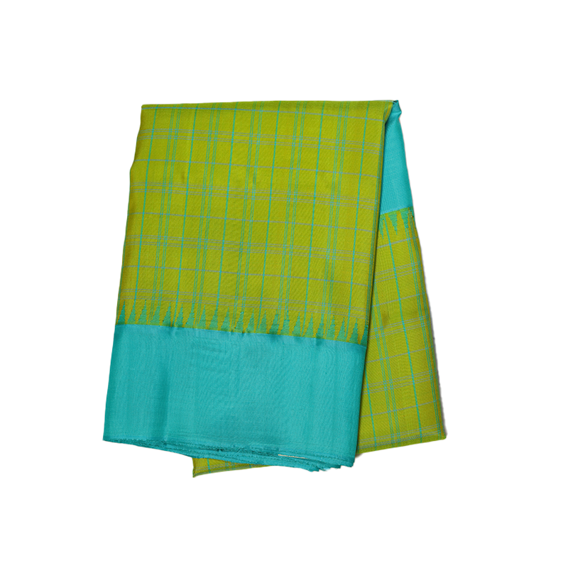 Light green gadwal silk