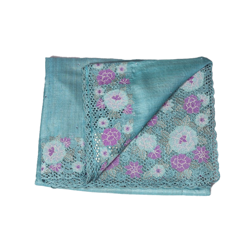 Blue tussersilk