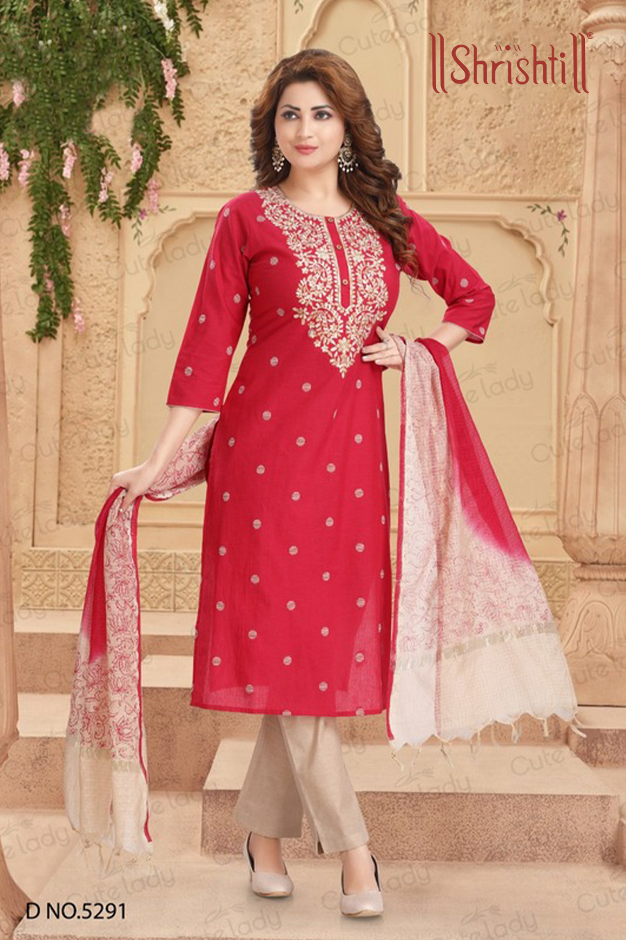 Woven Red South cotton